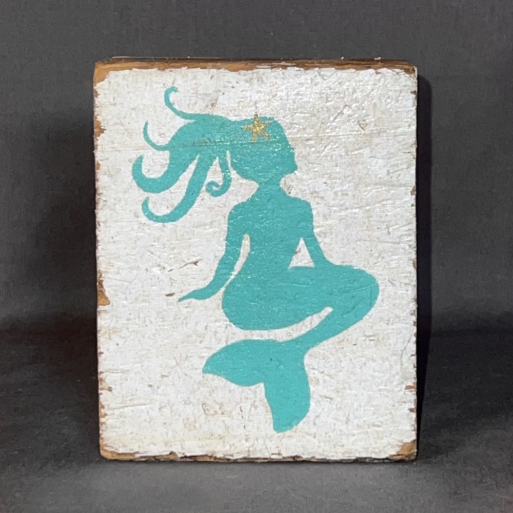 Mermaid Block Sign